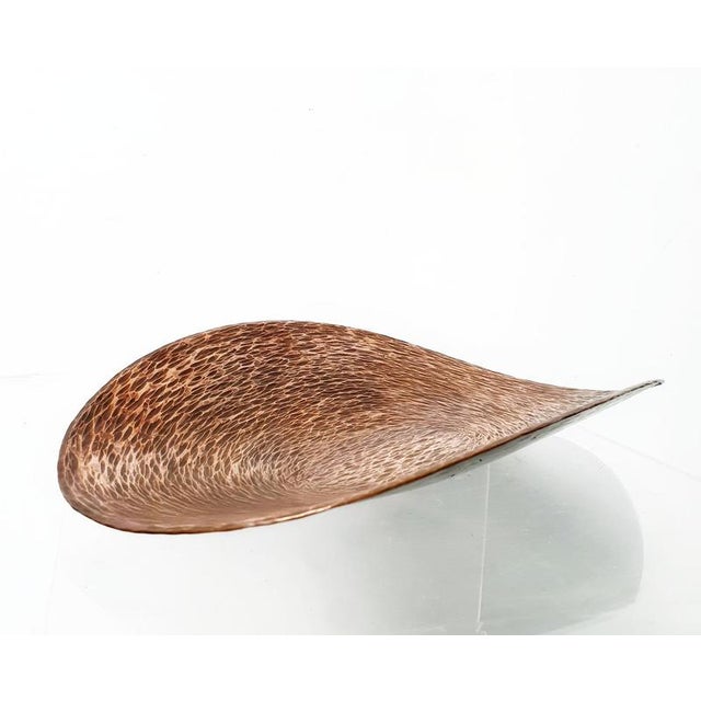 Mid-Century Modern Copper Fruit Bowl, Italy, 1950s For Sale - Image 6 of 9