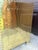 Hollywood Regency Pair of Vintage Hollywood Regency Brass-Clad Riveted Nightstands With Glass Tops For Sale - Image 3 of 12