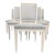 Set of 6 Highland House Dining Side Chairs With Schumacher Fabric For Sale