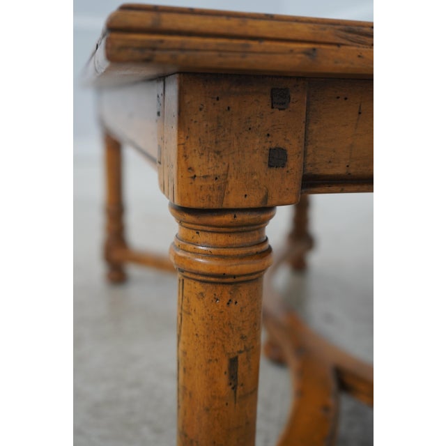 Guy Chaddock Country Distressed Coffee Cocktail Table For Sale - Image 9 of 13