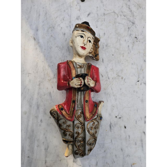 Antique Carved Figure in Beech, 1890s For Sale - Image 10 of 10