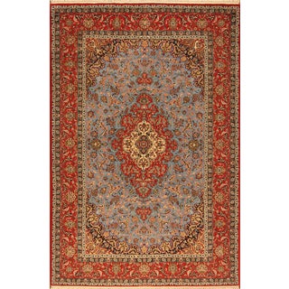 Middle Eastern Hand-Knotted Rug For Sale