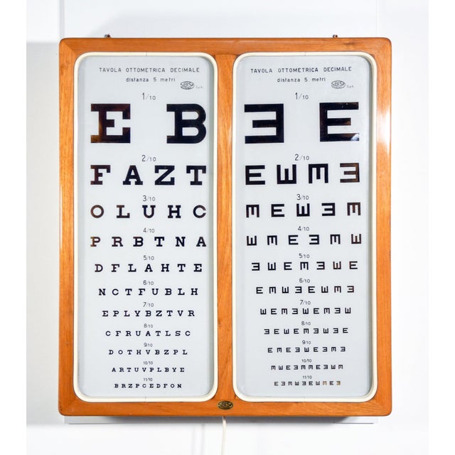 Octometric decimal table double, backlit. sbisà, florence origin italy period mid-20th century brand sbisà, florence...
