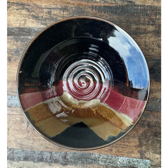 Vintage Original Studio Pottery Bowl For Sale - Image 4 of 12