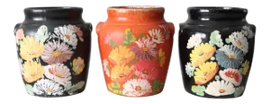 Vintage Ransburg Cookie Jars - Set of 3