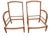 French Art Deco Style Beech Armchair Frames by Maître Artisan Michel Postaire, 1980, Set of 2 For Sale - Image 4 of 6