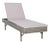 Contemporary Cam Sunlounger - Gray/Gray For Sale - Image 3 of 12