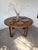 Constructivist Round Table in Walnut, 1950s For Sale - Image 10 of 18