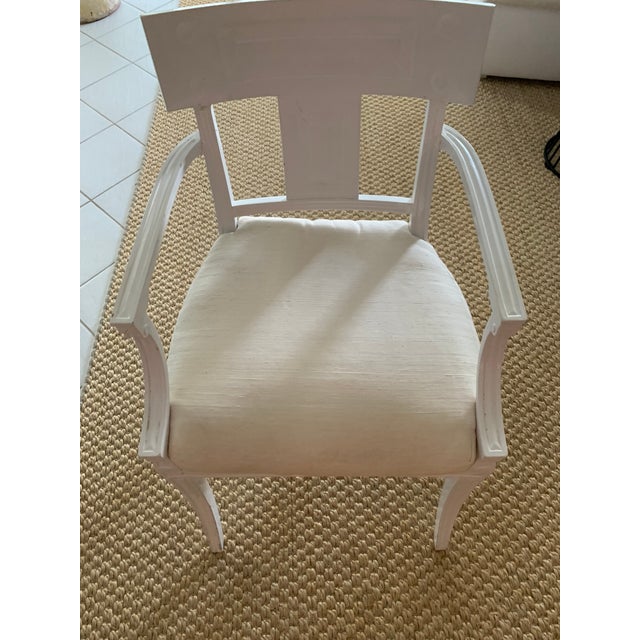 Contemporary 1970s White Greek Style Chair For Sale - Image 3 of 12