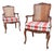 1976 Kindel French Provincial Carved Wood Cane Back Armchairs – Pair For Sale