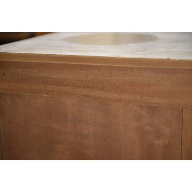 Modernist Art Deco Buffet by Pechon Mof 1941 for the Decorator Pebreuil, 1940s For Sale - Image 9 of 16
