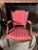 5-Piece Antique French Salon Suite — Settee & Bergère Chairs, Red Upholstery For Sale In New York - Image 6 of 9