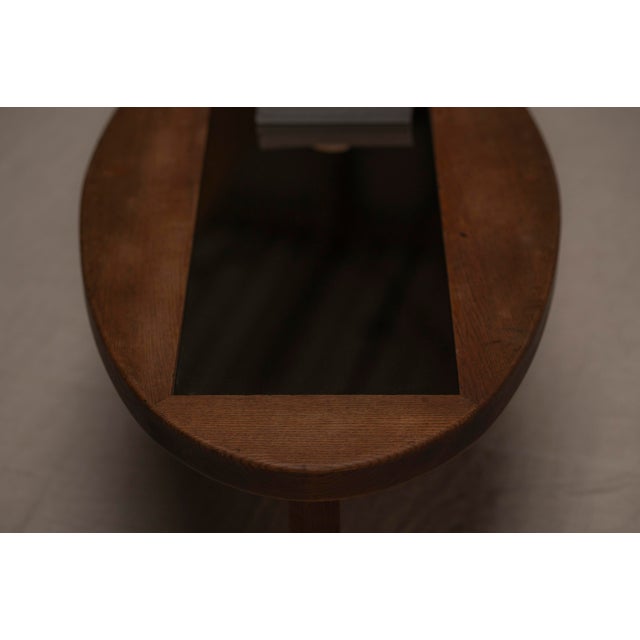 1960s French Brutalist Coffee Table by Guillerme & Chambron, 1960s For Sale - Image 5 of 12