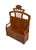 Antique Art Nouveau Cherry Wood Entrance Chest, 1900s For Sale - Image 3 of 12