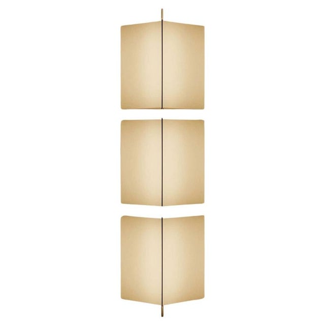 3T09 Bronze Structure and Ivory Fabric Wall Lamp by Neri & Hu for Cassina For Sale - Image 10 of 10