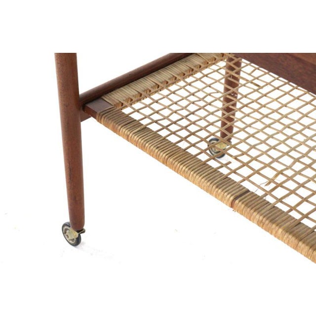 Trolley with Detachable Tray by Poul Hundevad For Sale - Image 9 of 16