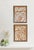 Original minimalist abstract paintings on textured canvas, framed in gold locally crafted frames. Painting canvas measured...