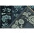Textile Rug & Kilim’s Chinese Deco Style Rug in Blue Floral Patterns For Sale - Image 7 of 8