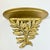 American 1970s Vintage Hollywood Regency Boho Chic Americana Syroco Wood Gilded Wall Bracket Shelf For Sale - Image 3 of 18