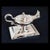 A fine English sterling silver table cigar lighter by John Edward Walter & John Barnard of Barnard & Sons Ltd, fully...