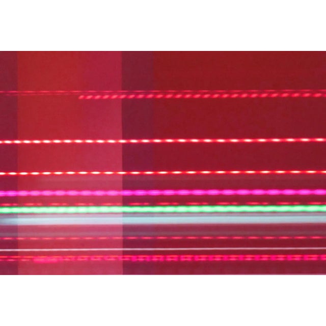 This large 40" x 30" abstract photographic print is by designer/artist/photographer Joseph Fountain, and was made in 2015....