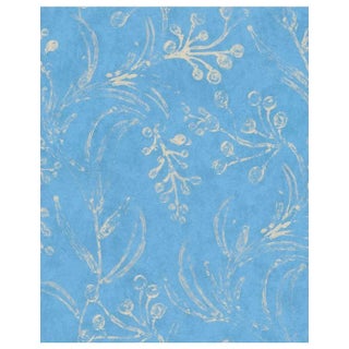 Mind the Gap Wallflower Sky Wallpaper Sample For Sale