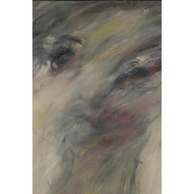 Abstract Portrait, 1967, Painting on Board, Framed For Sale - Image 8 of 11