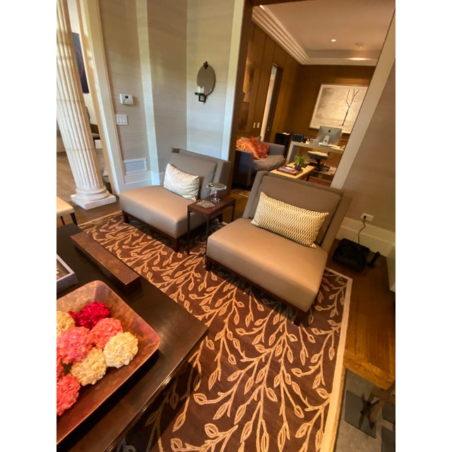 21st Century Transitional Christian Liaigre Latin Chair a Pair Chairish