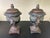 Maitland - Smith Pair of Neoclassical Bronze Urns With Lids, Floral Relief & Verdigris Patina For Sale - Image 4 of 4