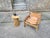 Mid-Century Modern Modern Leather and Teak Lounge Chair For Sale - Image 3 of 8