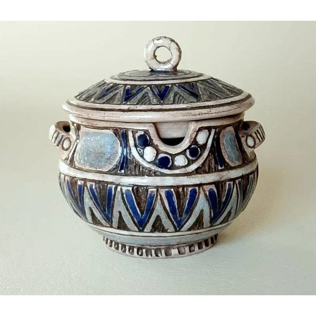 Ceramic Ceramic Vase by Elio Schiavon, Italy, 1960s For Sale - Image 7 of 7