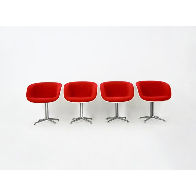 Mid-Century Modern La Fonda Chairs by Charles & Ray Eames for ICF, 1960s, Set of 4 For Sale - Image 3 of 12