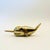 Mid-Century Modern Brass Narwhal Votive Candle Holder For Sale - Image 3 of 9