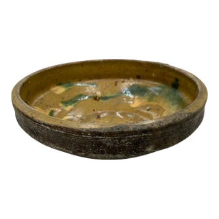 Antique Hungarian Folk Art Decorative Bowl For Sale