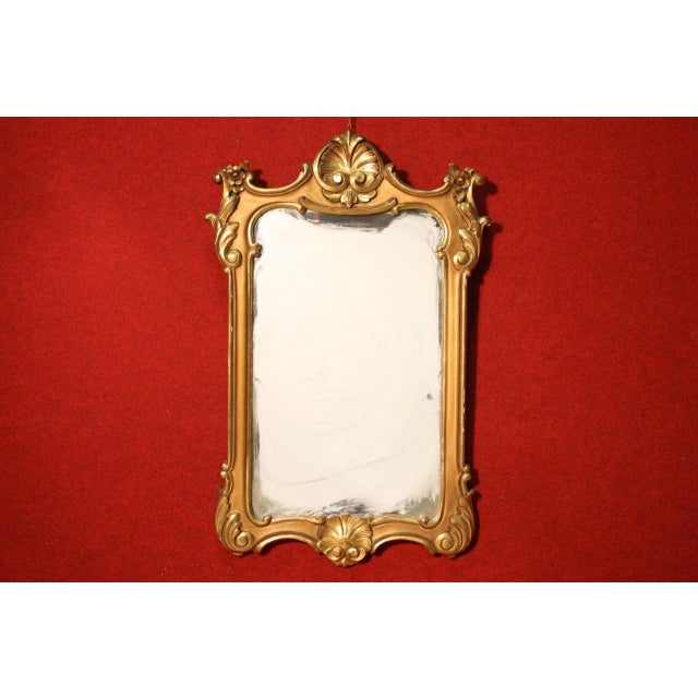 Italian Gilded Mirror, 1950s For Sale - Image 12 of 13