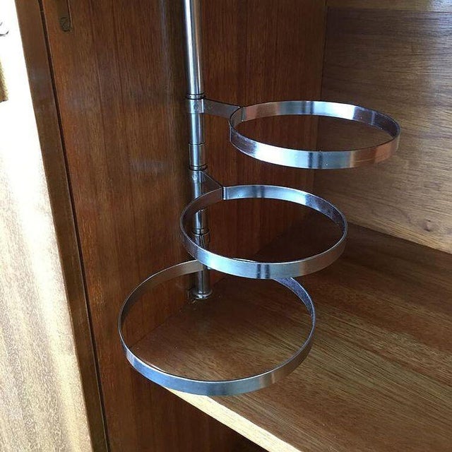 Mid-Century 6057 Server Mahogany Sideboard Cabinet, John Keal for Brown Saltman For Sale In Los Angeles - Image 6 of 13