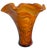 Murano Murano Missoni Style Art Glass Orange Fazoletto Filligrana Vase For Sale - Image 4 of 12