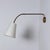 Scandinavian Modern Brass Wall Lamp with Adjustable Arm, 1950s For Sale - Image 4 of 10