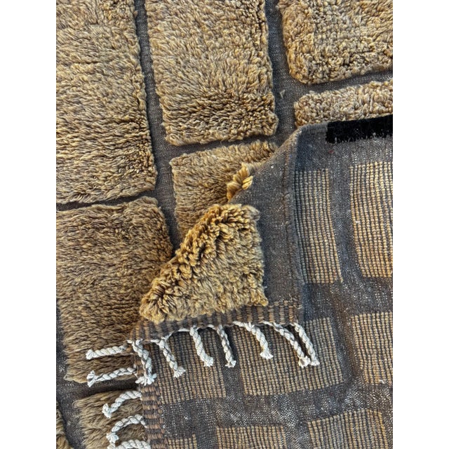 Moroccan Mrirt Rug Handmade Wool For Sale - Image 9 of 11