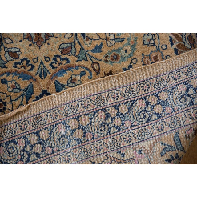 Camel Vintage Tea Washed Meshed Rug Runner - 3'10" x 15'10" For Sale - Image 8 of 10