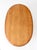 Wood Vintage Oak Oval French Provincial Coffee Table For Sale - Image 7 of 17