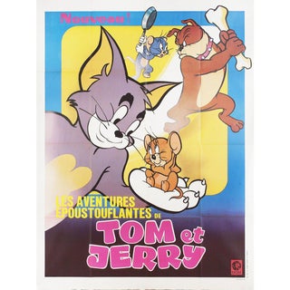 Tom and Jerry 1974 French Grande Film Poster For Sale
