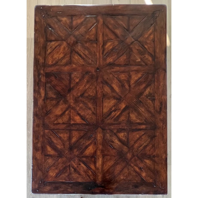 Rustic European Theodore Alexander Castle Bromwich Reclaimed Wood Coffee Table For Sale - Image 3 of 16