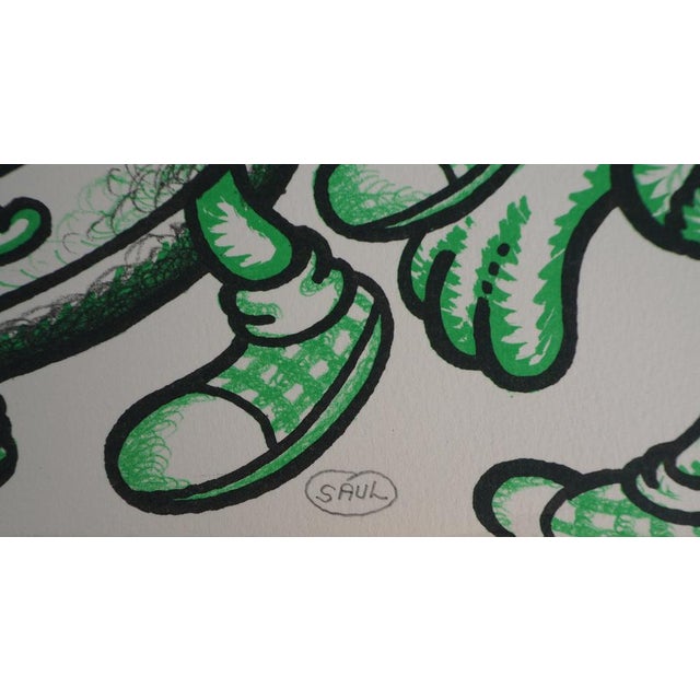 Modern Pat Andrea, Olympic Games Athletes, Original Signed Lithograph For Sale - Image 3 of 8