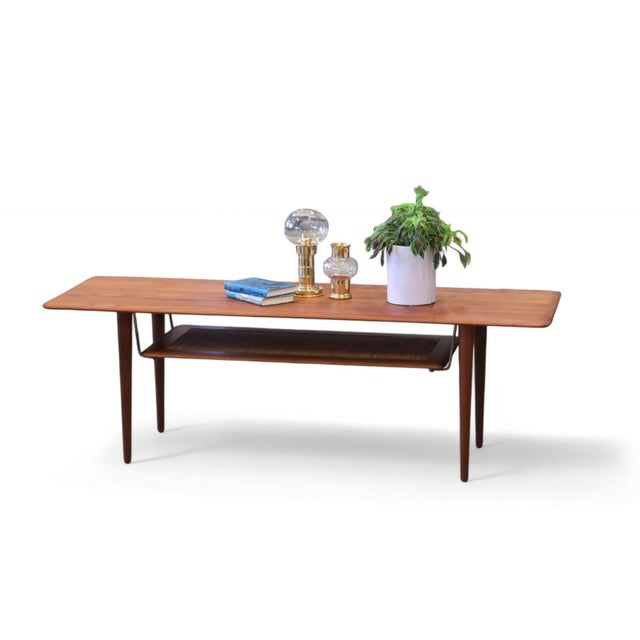 FD 516 Coffee Table in Teak by Peter Hvidt & Orla Mølgaard-Nielsen for France & Søn / France & Daverkosen, 1950s For Sale - Image 18 of 18