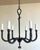 Minimalist Wrought Iron Chandelier by Melissa Levinson for Miamar Home For Sale - Image 4 of 6