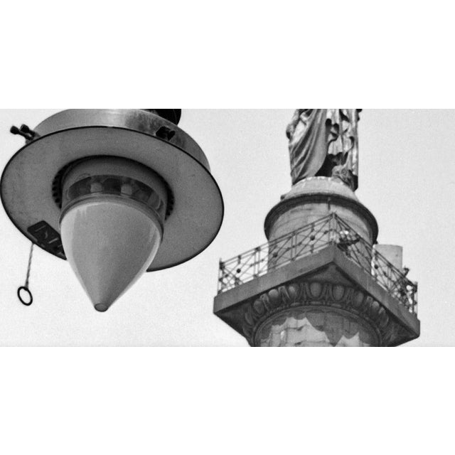 Traditional Ludwigs Column at Luisenplatz Square at Darmstadt, Germany, 1938, Printed 2021 For Sale - Image 3 of 5