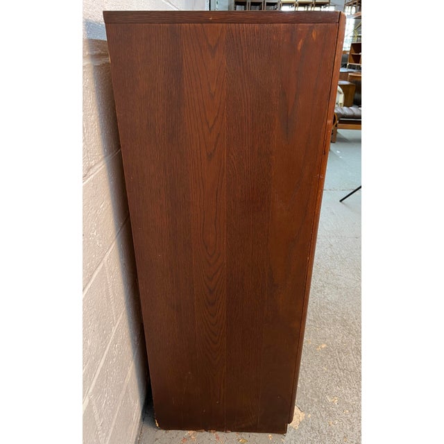 Brown Vintage Five Drawer Dresser by Dixie For Sale - Image 8 of 16