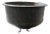 Antique Copper Cauldron with Iron Base & Decorations, 1800s For Sale