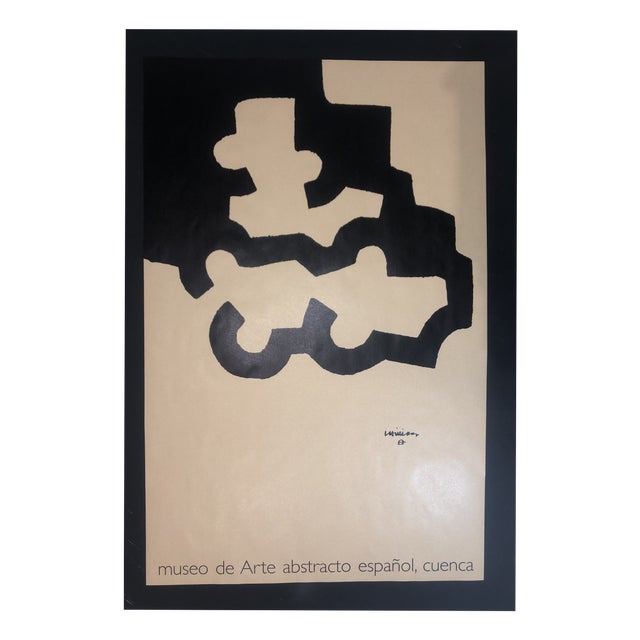 Eduardo Chillida, Untitled n.d., 1982, Offset Lithograph on Kraft Paper For Sale